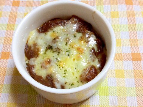 簡単リメイク！じゃがいものハヤシソースかけ焼き♪